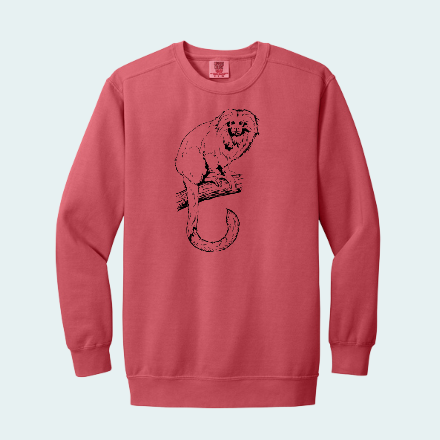 Golden Lion Tamarin (Limited Edition for July) Comfort Color Crewneck