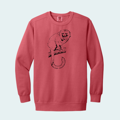 Golden Lion Tamarin (Limited Edition for July) Comfort Color Crewneck
