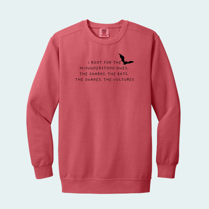 I root for the misunderstood (Limited Edition for July) Comfort Color Crewneck