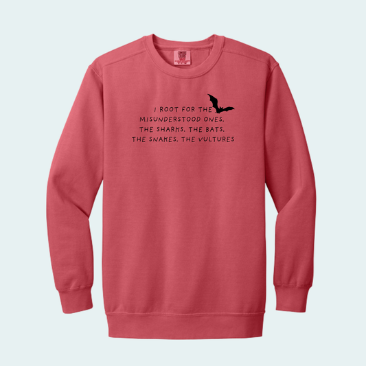 I root for the misunderstood (Limited Edition for July) Comfort Color Crewneck