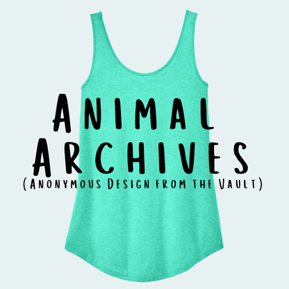 Animal Archives (Anonymous Design from the Vault) Women's Tank