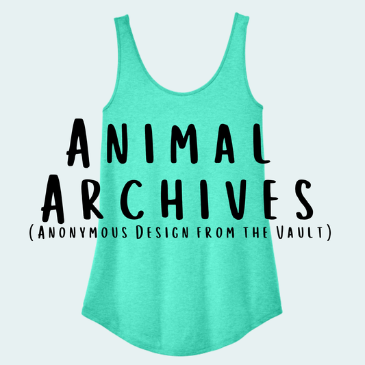 Animal Archives (Anonymous Design from the Vault) Women's Tank