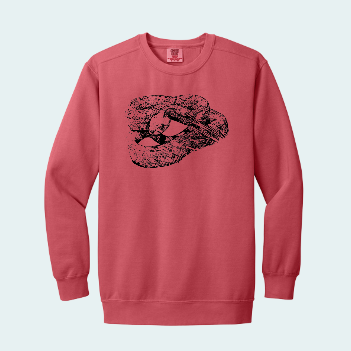 Western Diamondback Rattlesnake (Limited Edition for July) Comfort Color Crewneck
