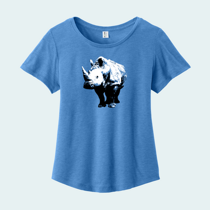 White Rhino (Limited Edition) Women’s Relaxed Scoop Neck Tee