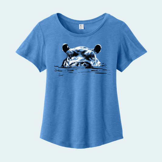 Hippo (Limited Edition) Women’s Relaxed Scoop Neck Tee