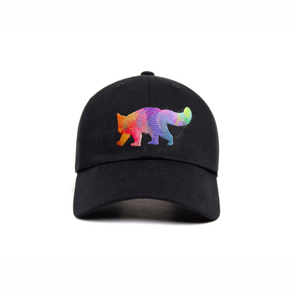 Red Panda Rainbow Embroidery - Hat