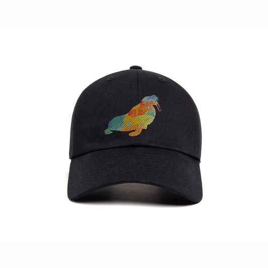 Walrus Rainbow Embroidery - Hat