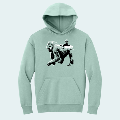 Gorilla with Baby (Limited Edition for January) Heavy Hoodie