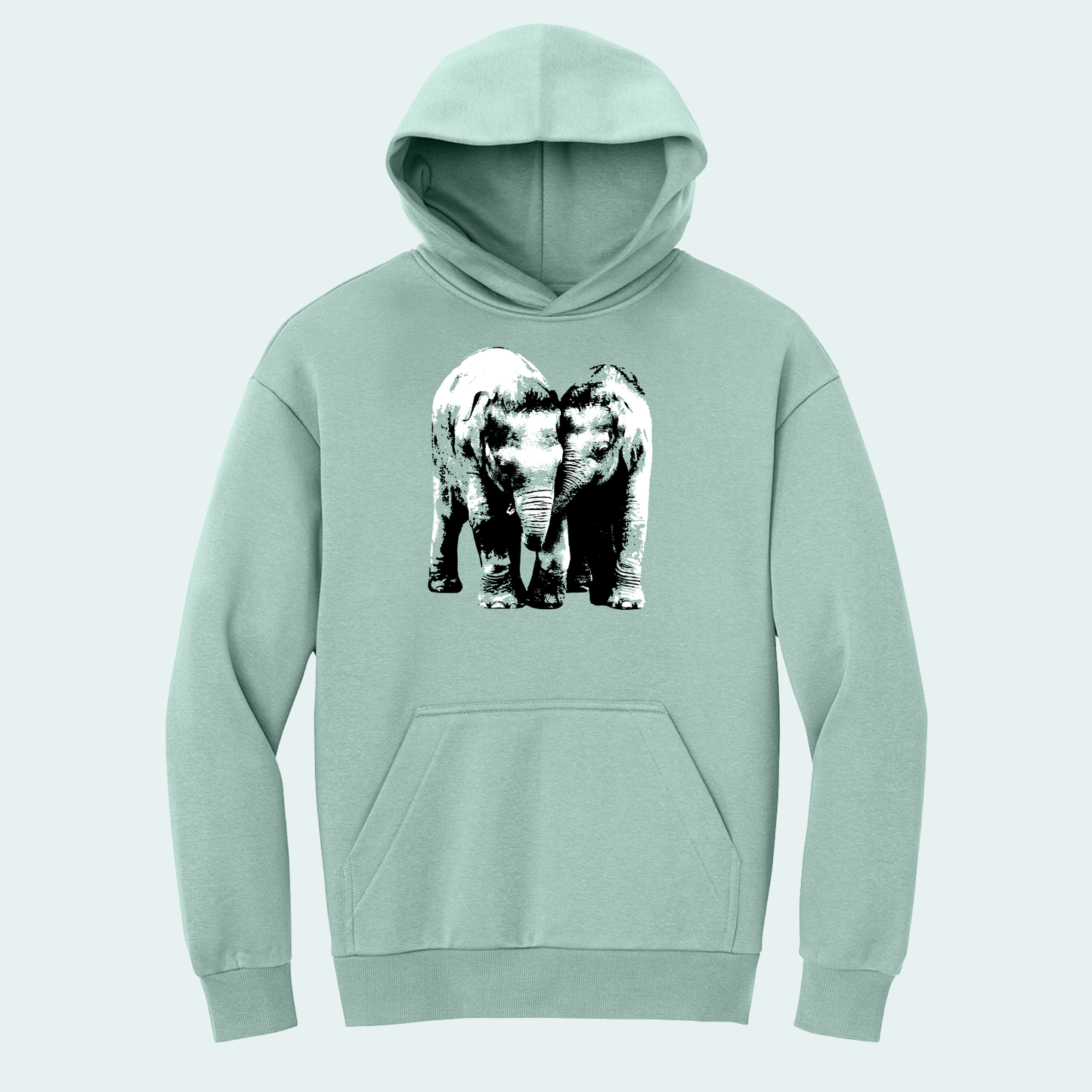 Baby Elephants (Limited Edition for January) Heavy Hoodie