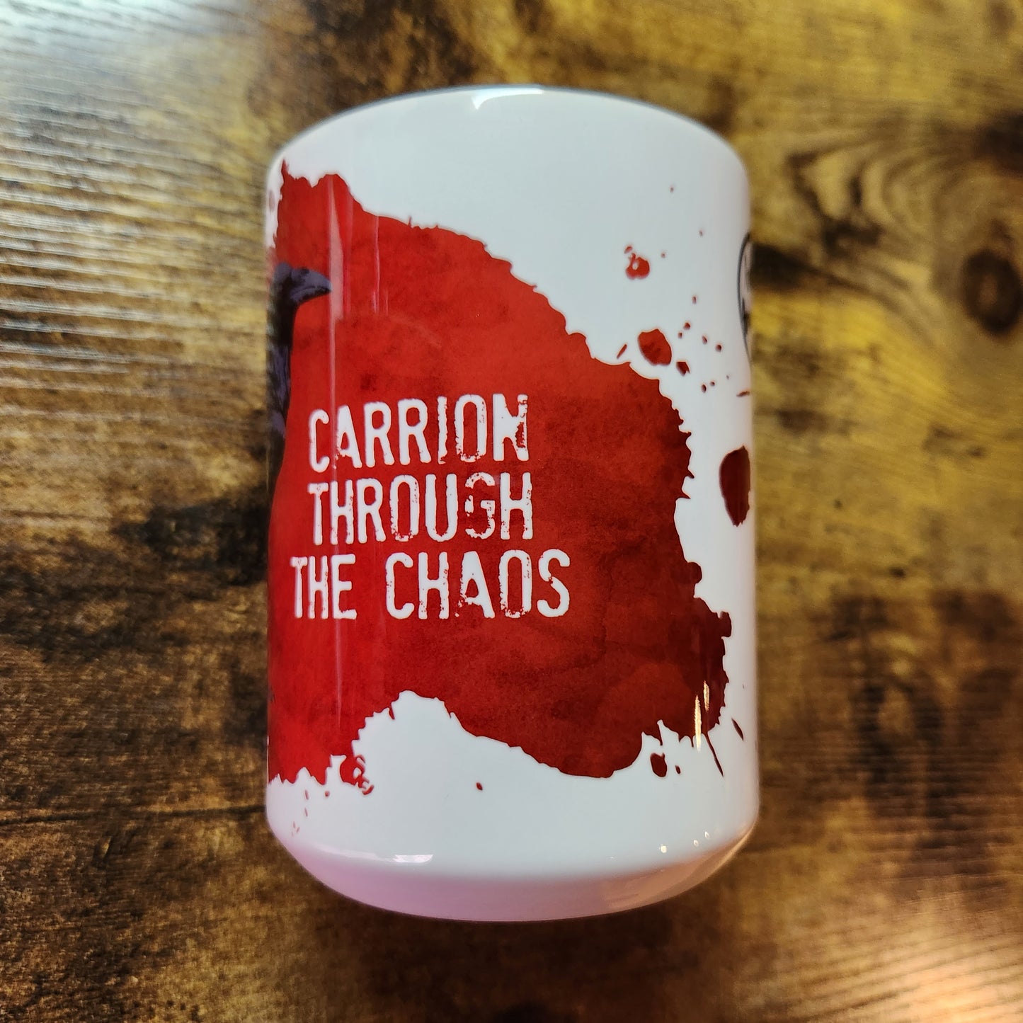 Raven - Carrion Through the Chaos - 15oz Mug