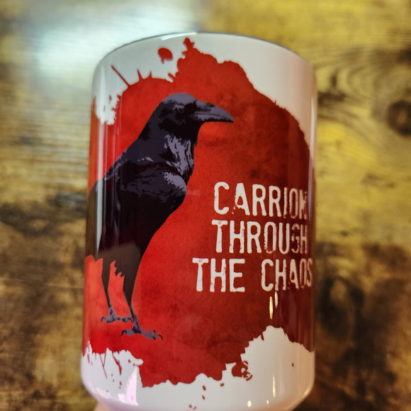 Raven - Carrion Through the Chaos - 15oz Mug