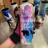 Find me Wild Thing Mixed Species Rainbow Watercolor Tumbler (Made to Order)