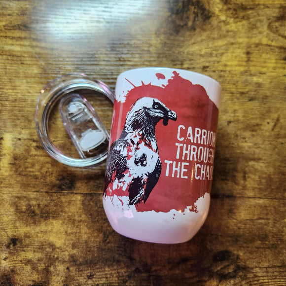 Bearded Vulture Carrion - Wine Tumbler (Made to Order)