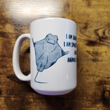 Stingray Animals Love me Quote - 15oz Mug