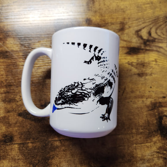 Blue Tounged Skink - 15oz Mug
