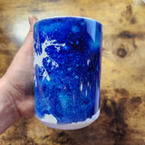 Leafy Sea Dragon Blue Teal Background - 15oz Mug
