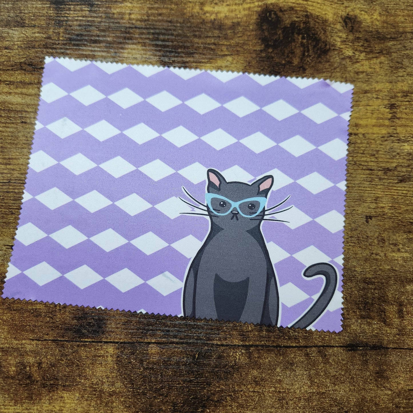 Black Cat - Lens Cloth (Made to Order)