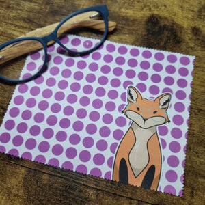 Red Fox - Lens Cloth (Made to Order)