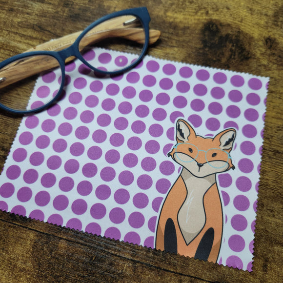 Red Fox - Lens Cloth (Made to Order)