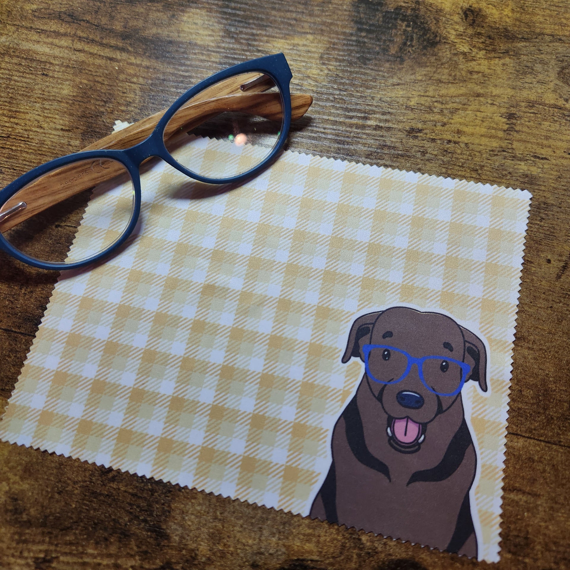 Chocolate Lab - Lens Cloth (Made to Order)