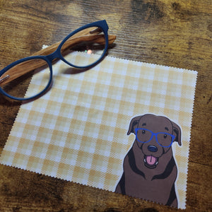 Laboratorio de chocolate - Paño para lentes (hecho a pedido)