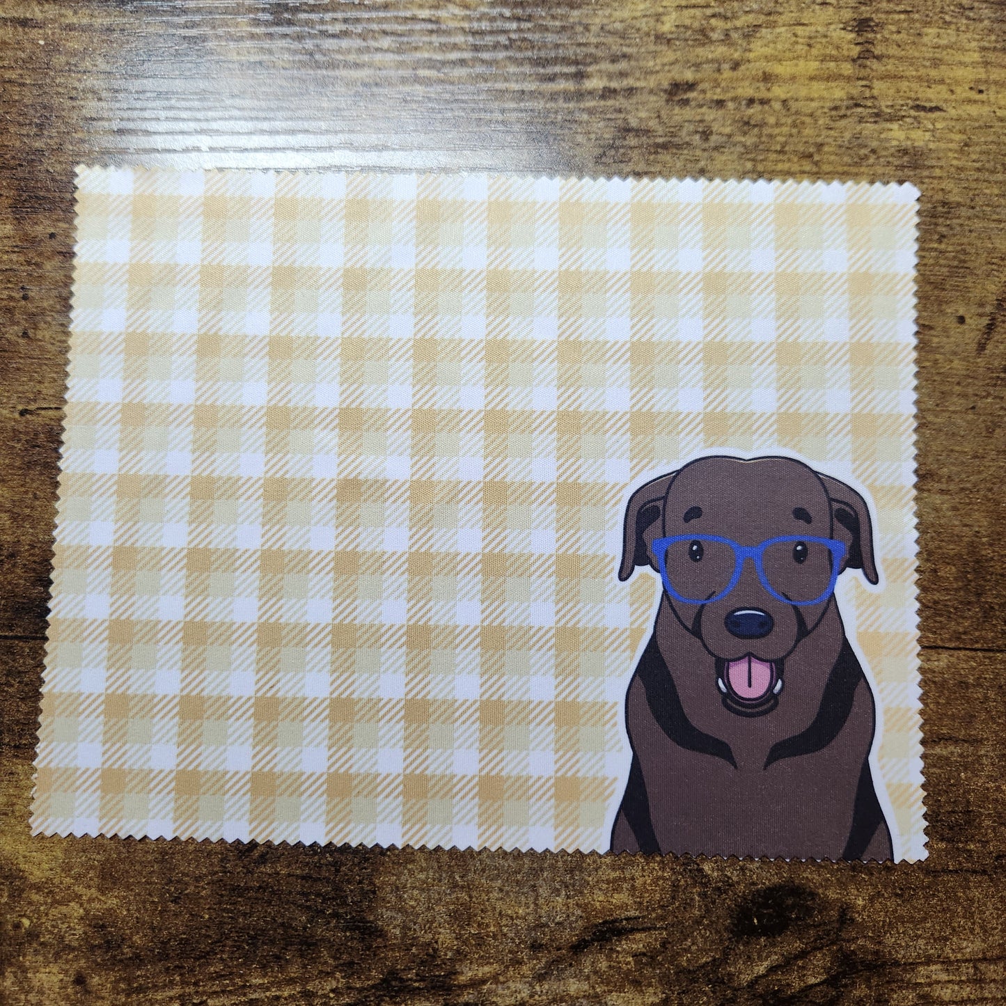 Chocolate Lab - Lens Cloth (Made to Order)