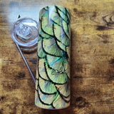 Peacock Feathers - Find me Where the WIld Things are - 20oz Tumbler (Made to Order)