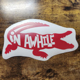 In Awhile Crocodile  - Vinyl Decal (Made to Order)