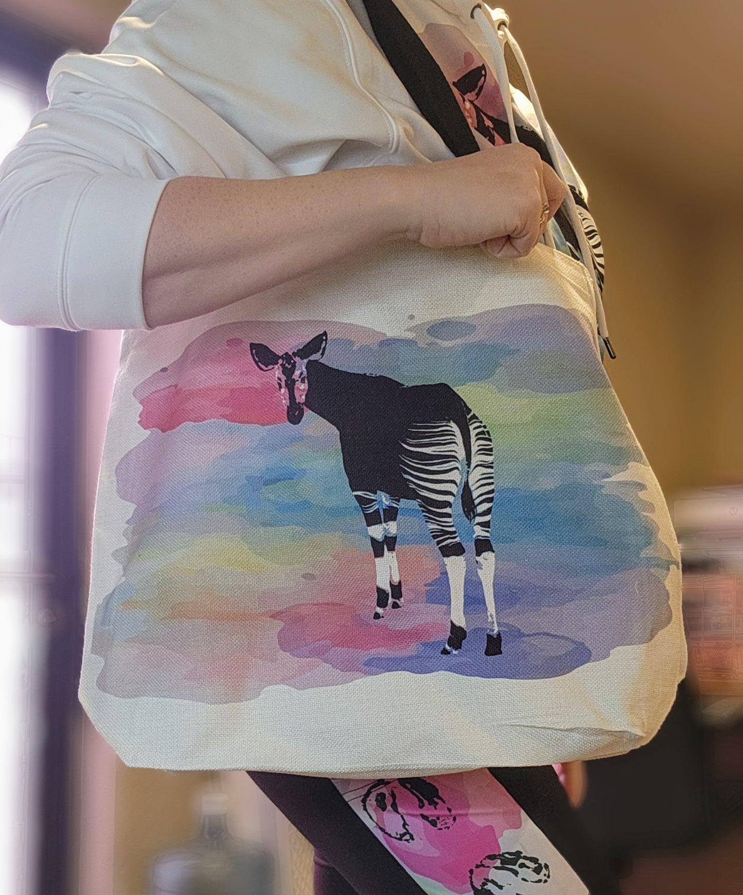 Okapi Rainbow - Tote Bag (Made to Order)