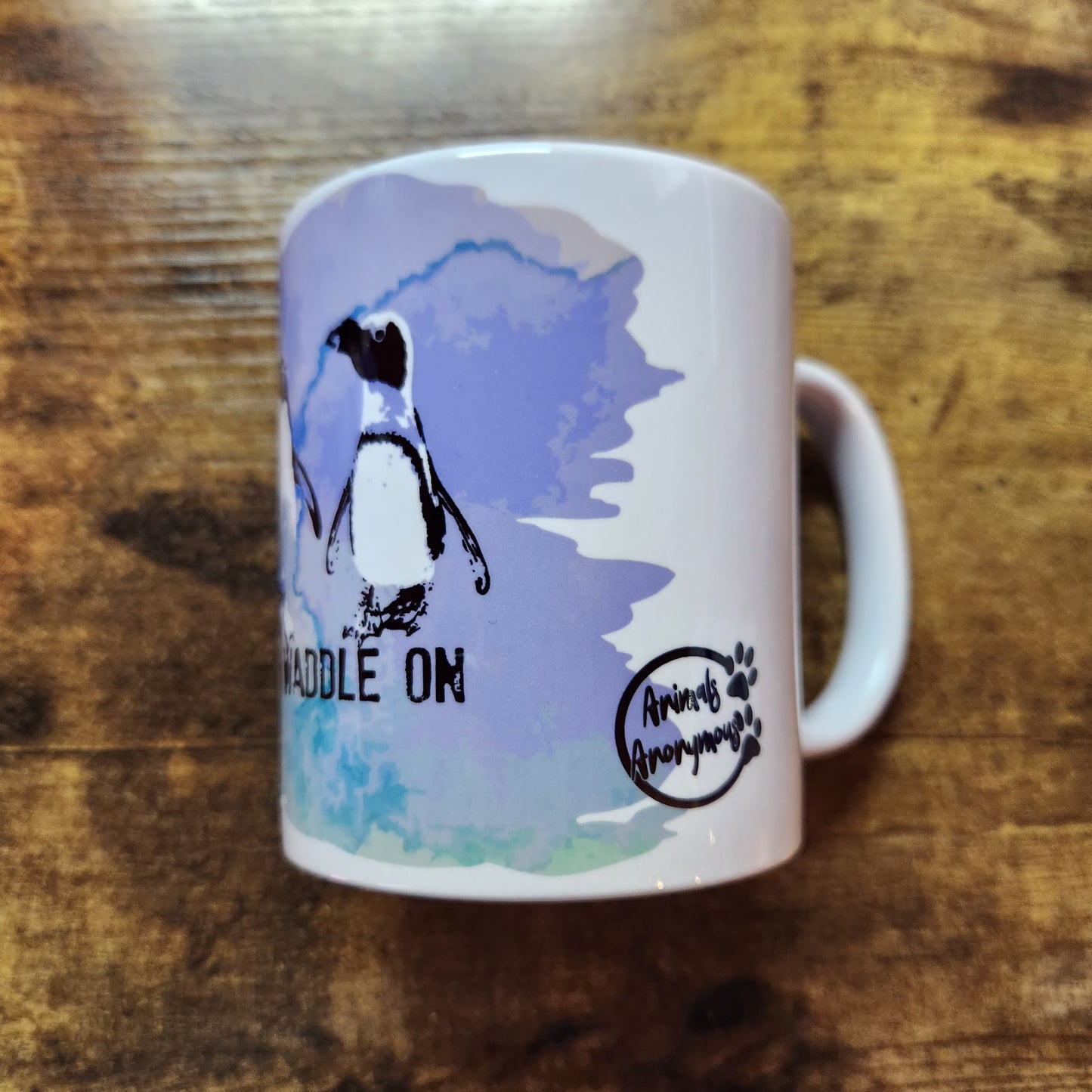 Penguins - Keep Calm Waddle on - Mug (Pre order)