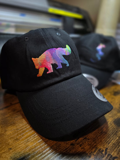 Red Panda Rainbow Embroidery - Hat