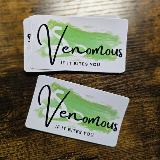 Venomous If it Bites Snake - Sticker