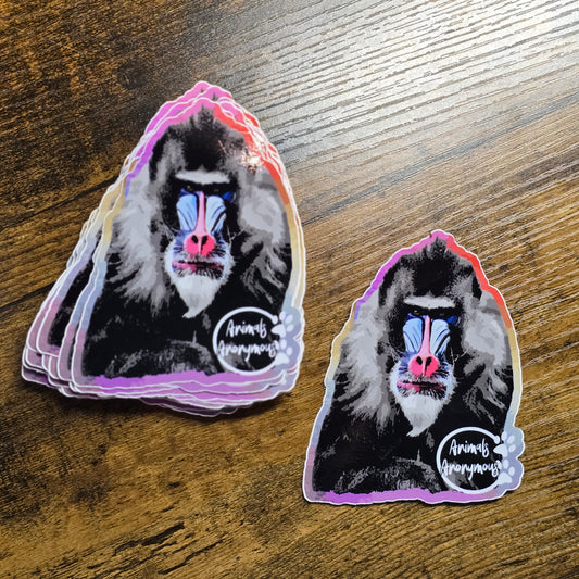 Mandrill Sketch - Sticker