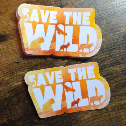 Save the Wild - Sticker (FUNDRAISER)