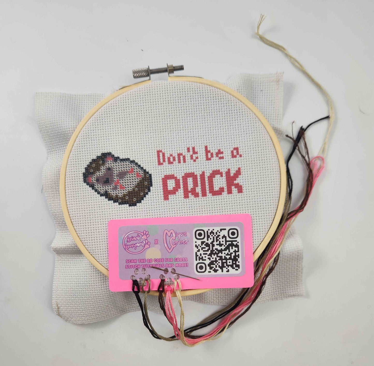 Don't Be A Prick Cross Stitch Kit