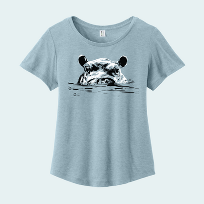 Hippo (Limited Edition) Women’s Relaxed Scoop Neck Tee