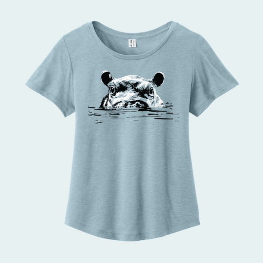Hippo (Limited Edition) Women’s Relaxed Scoop Neck Tee