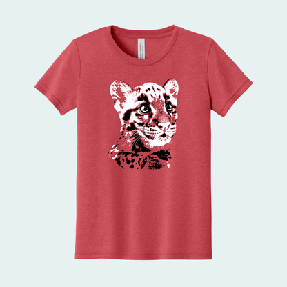 Clouded Leopard Cub (Limited Edition for January) Youth Tee