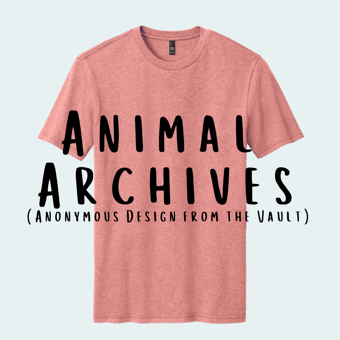 Animal Archives (Anonymous Design from the Vault) Unisex Tee