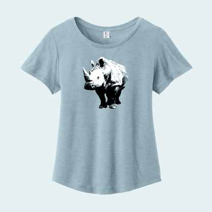 White Rhino (Limited Edition) Women’s Relaxed Scoop Neck Tee