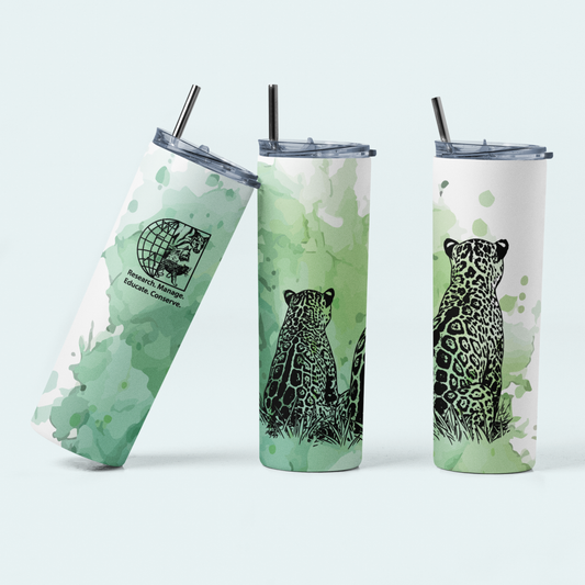 Two Jaguars -Fundraiser for Wild Cat Research and Management(Limited Edition for October) 20oz Tumblers
