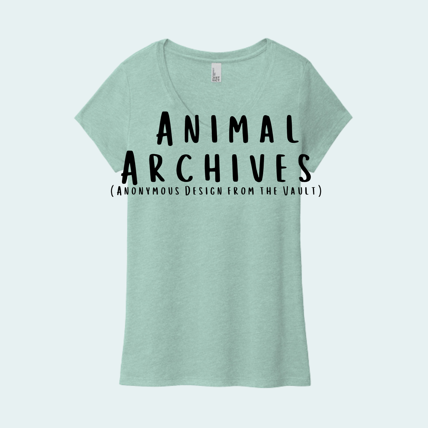 Animal Archives (Anonymous Design from the Vault) Women's V-Neck Tee