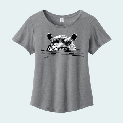 Hippo (Limited Edition) Women’s Relaxed Scoop Neck Tee