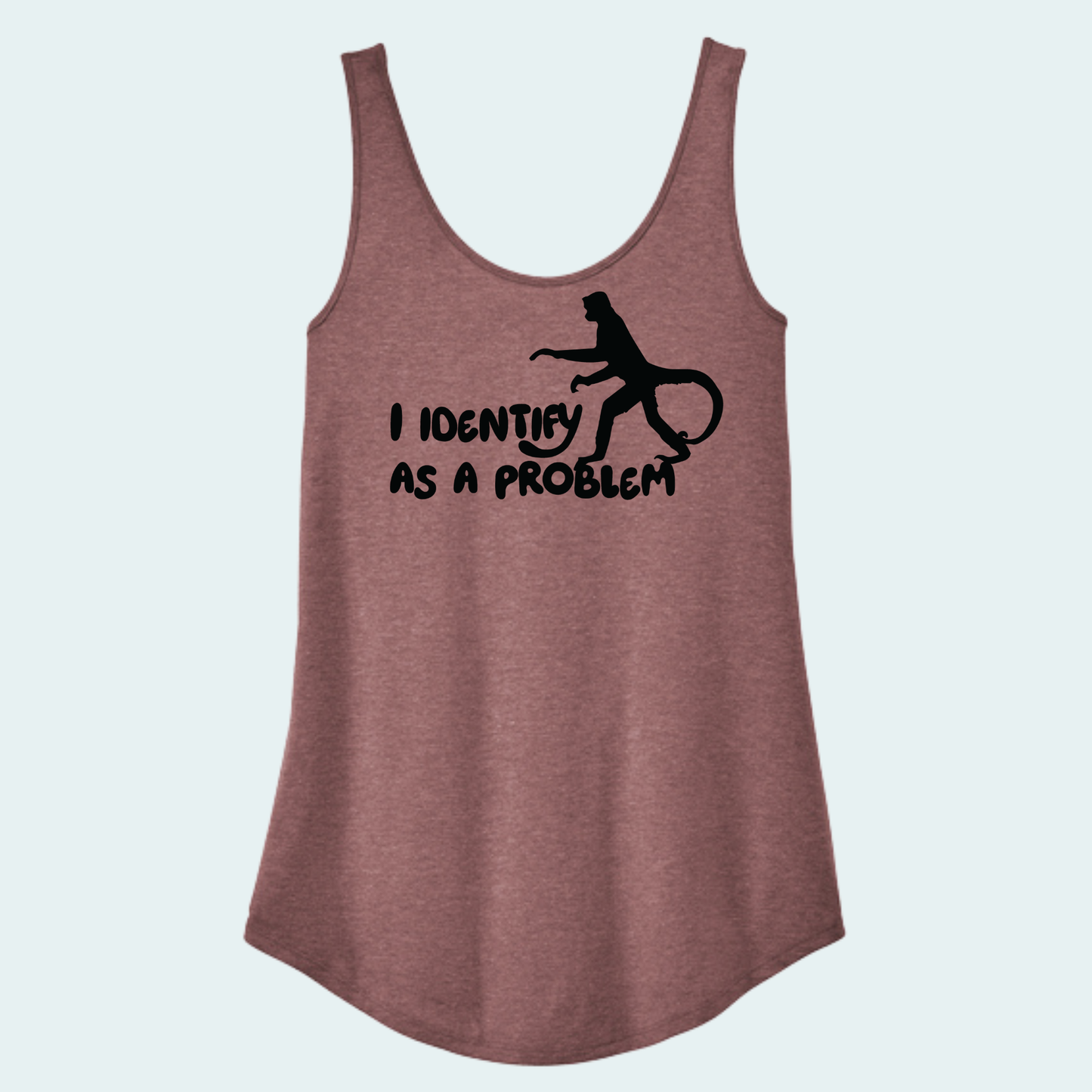 I Identify as a Problem - Spider Monkey (Limited Edition for April) Women's Relaxed Tank