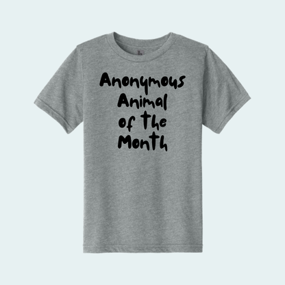 Anonymous Animal of the Month Youth Tee