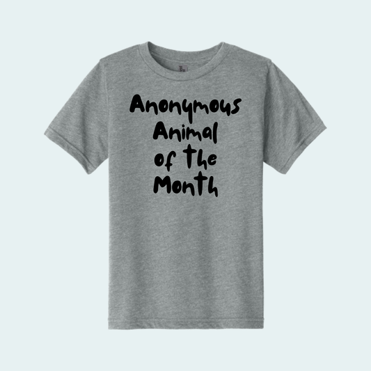 Anonymous Animal of the Month Youth Tee