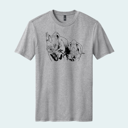 Rhino with Baby Fundraiser (Limited Edition for July) Unisex Tee