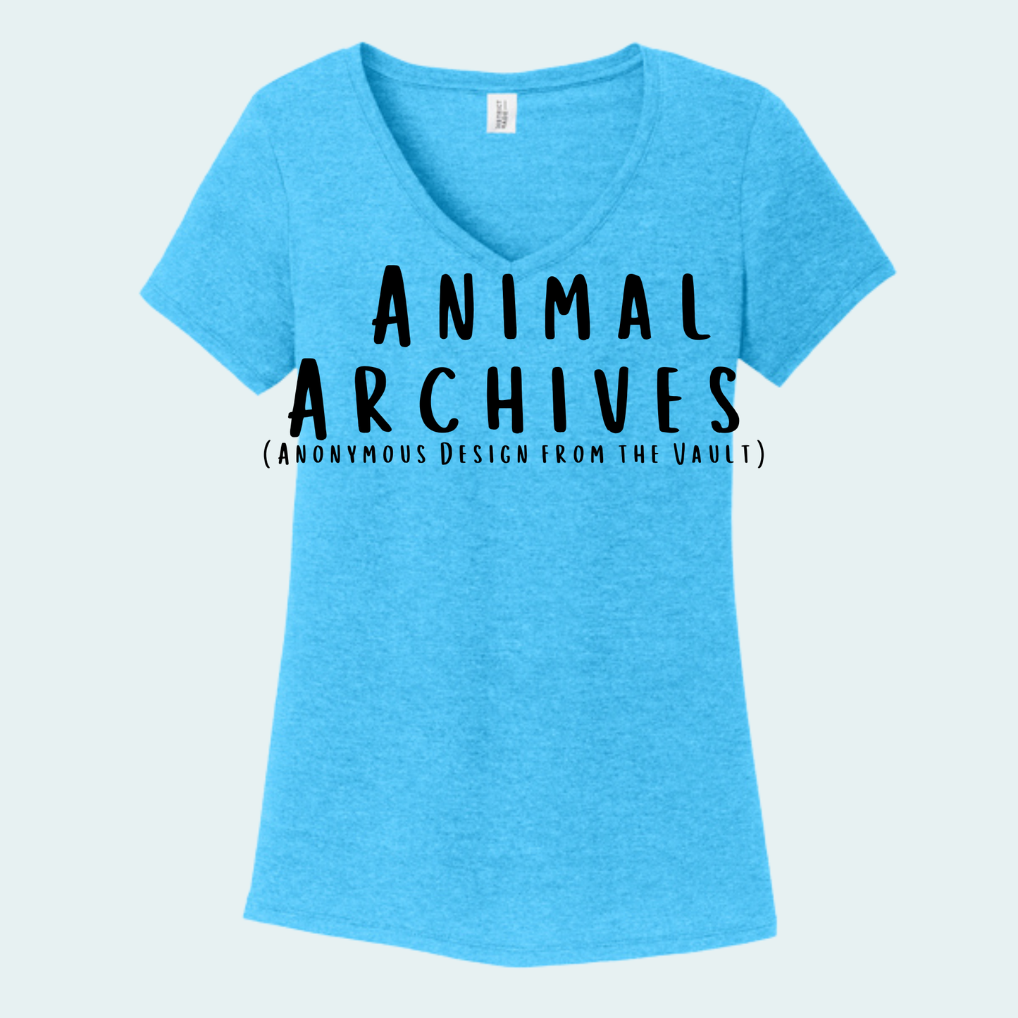 Animal Archives (Anonymous Design from the Vault) Women's V-Neck Tee
