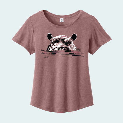 Hippo (Limited Edition) Women’s Relaxed Scoop Neck Tee