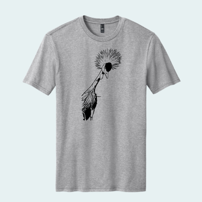 Grey Crowned Crane (Limited Edition for July) Unisex Tee